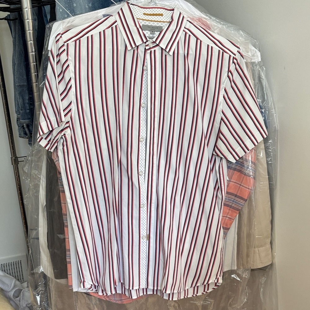 Ted baker pin stripe short sleeve